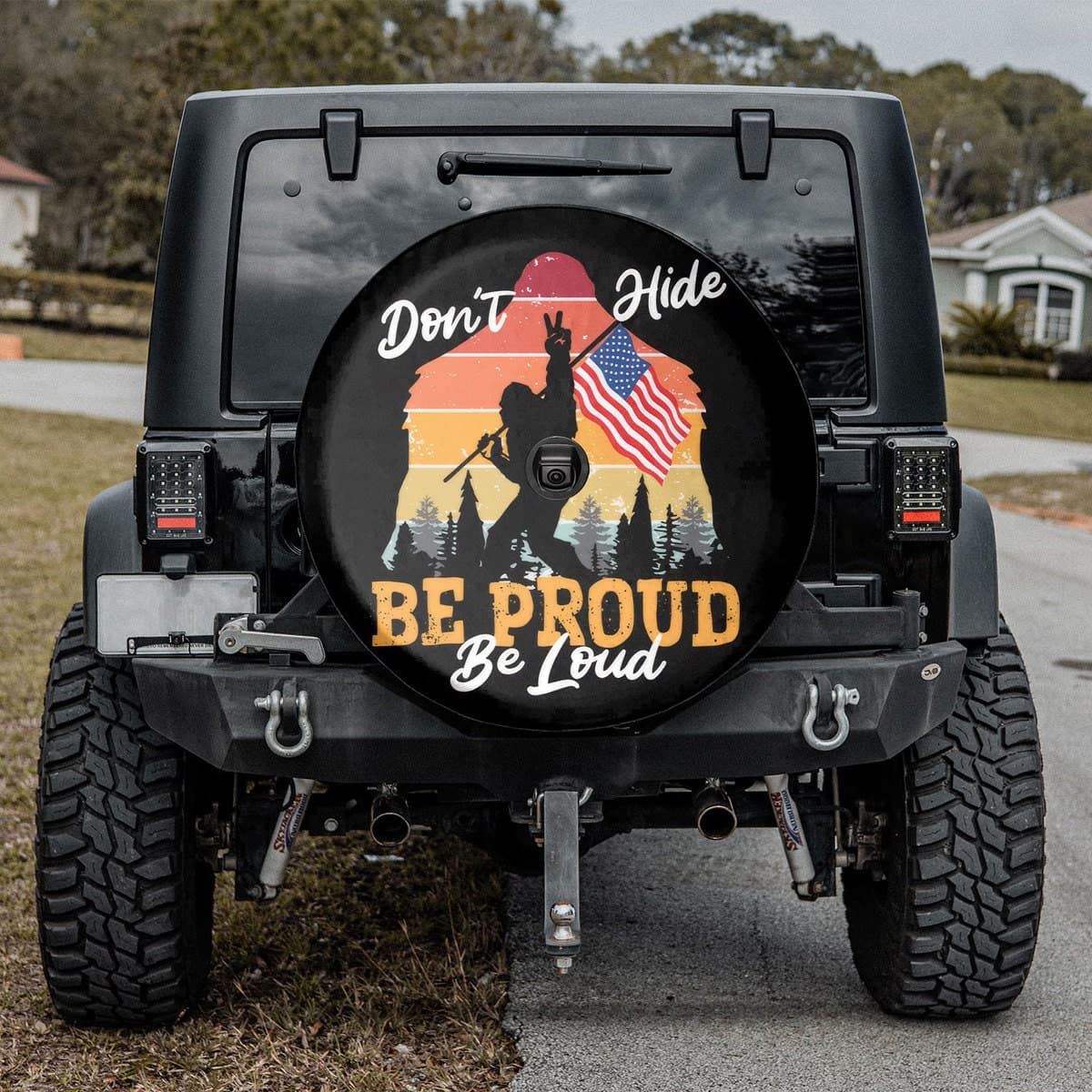 The "Be Proud, Be Loud" Cover Spare Tire Cover