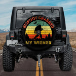 The Wiener Bandit Spare Tire Cover