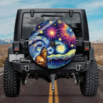 The Starry Sasquatch Spare Tire Cover