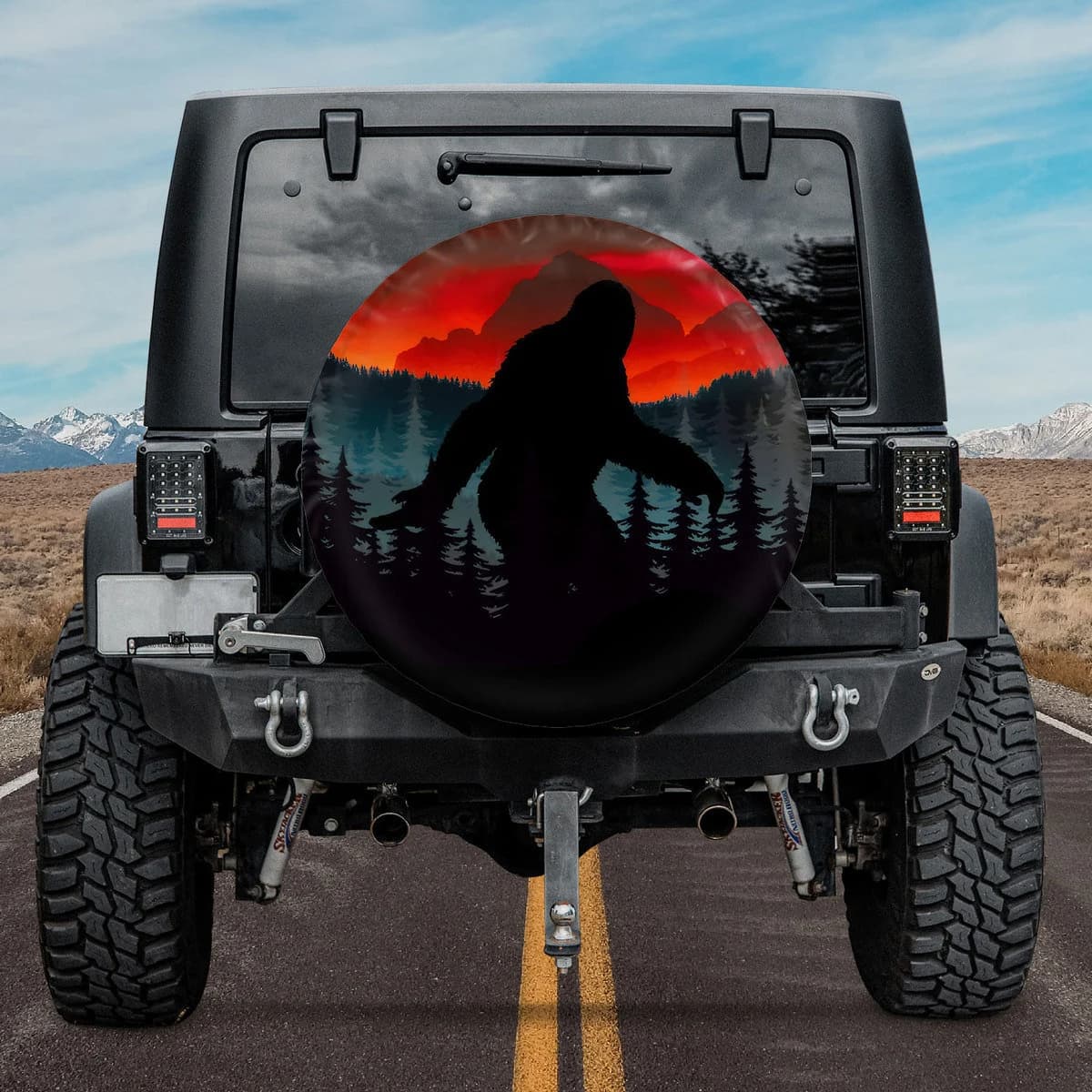 The Shadow of the Pines Spare Tire Cover