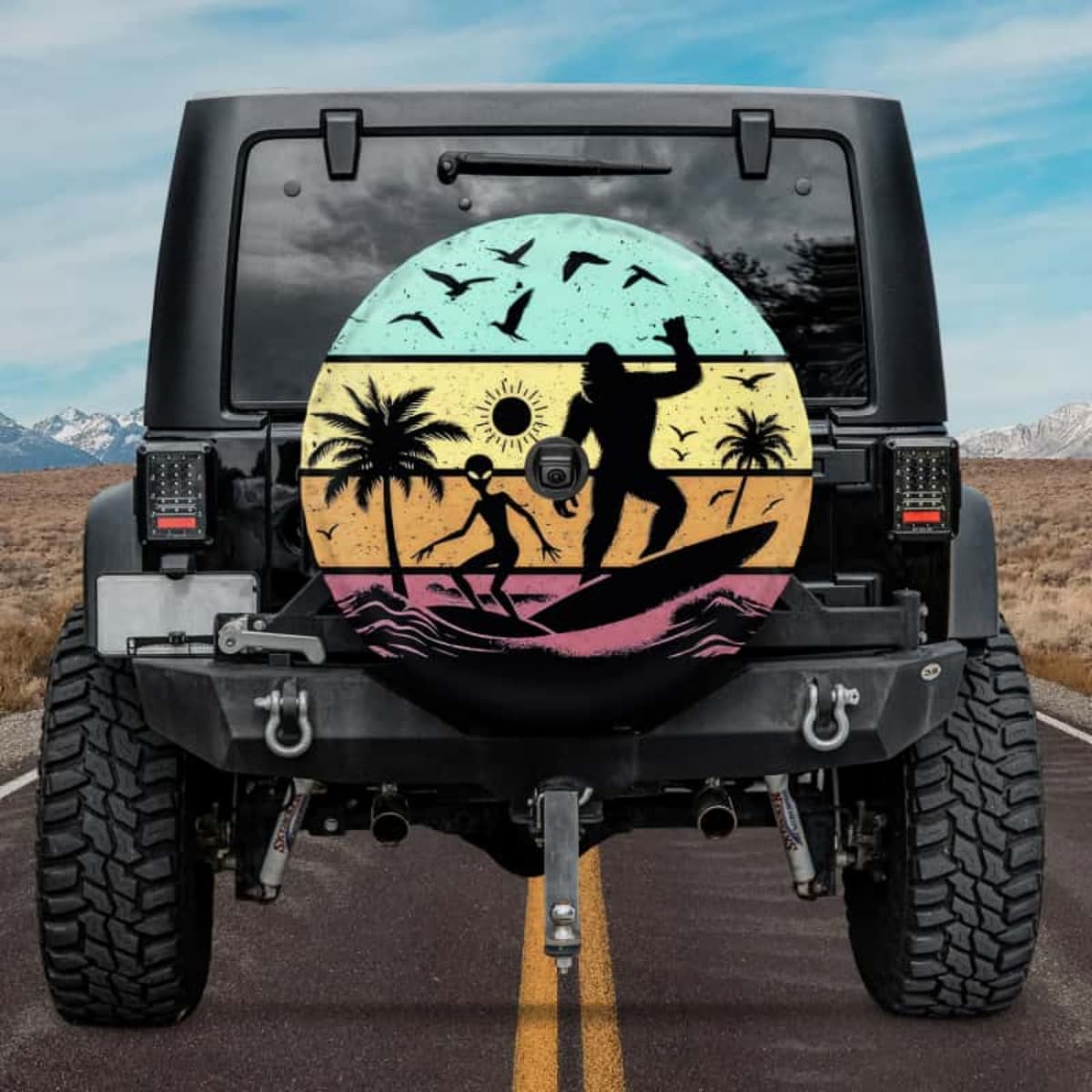 Unsolved Swells Spare Tire Cover