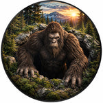 3D Sasquatch Cave Burst Spare Tire Cover - Jeep, Bronco, RV, Camper & More