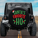 Santa's Favorite Ho - Funny Spare Tire Covers for Jeep, Broncos, RV, Camper & More