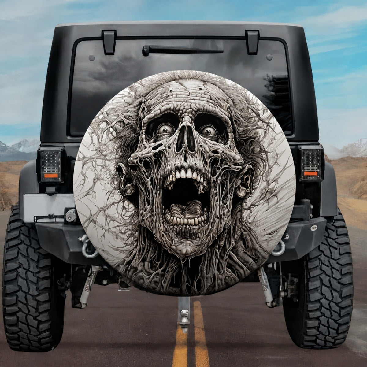 Frenzy Bones Spare Tire Cover