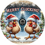 Funny Christmas Chicken Spare Tire Cover - Jeep, Bronco, RV, Camper & More
