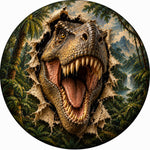 3D Roaring Prehistoric T-Rex Spare Tire Cover - Jeep, Bronco, RV, Camper & More