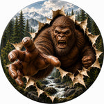 3D Sasquatch Forest Burst Spare Tire Cover - Jeep, Bronco, RV, Camper & More