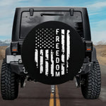 Freedom - American Flag Spare Tire Cover for Jeep, Bronco, RV, Camper, & More