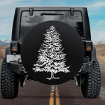 Simple Christmas Tree Holiday Spare Tire Cover - Jeep, Bronco, RV, Camper, Trailers, & More