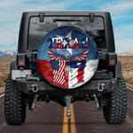 The Texas Outlaw Vintage Lone Star Flag Eagle Spare Tire Cover