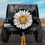 God Says You Are Bible Verse Spare Tire Cover for Jeep Wrangler Bronco