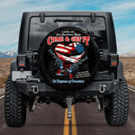 The 2A Patriot Come And Get It US Flag Dual Pistols Spare Tire Cover